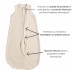 Sac de dormit de vara pentru copii din muselina dubla 3-18 luni Kidizi Natur, 0.3 tog