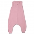 Sac de dormit copii de vara din muselina dubla cu picioare 18-36 luni Kidizi Pink 0.3 tog