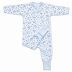 Salopeta pijama bebe cu fermoar si botosei manseta Kidizi Owly
