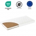 RESIGILAT Saltea patut multistrat cocos Kidizi LUX 120x60x12 cm, husa detasabila si lavabila, antialergica, 0-3 ani