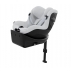 Scaun auto rotativ Cybex Sirona Gi Comfort i-Size Fog Grey cu Isofix, ADAC Test Good 2.2