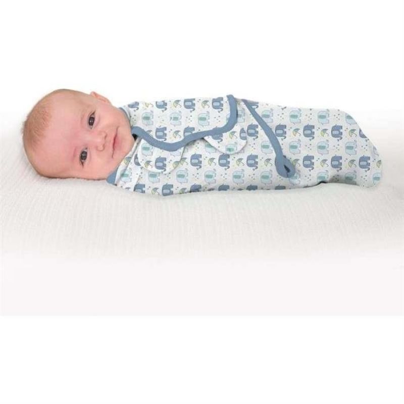SwaddleMe Sistem de infasare pentru bebelusi Elephant Splash 03 luni