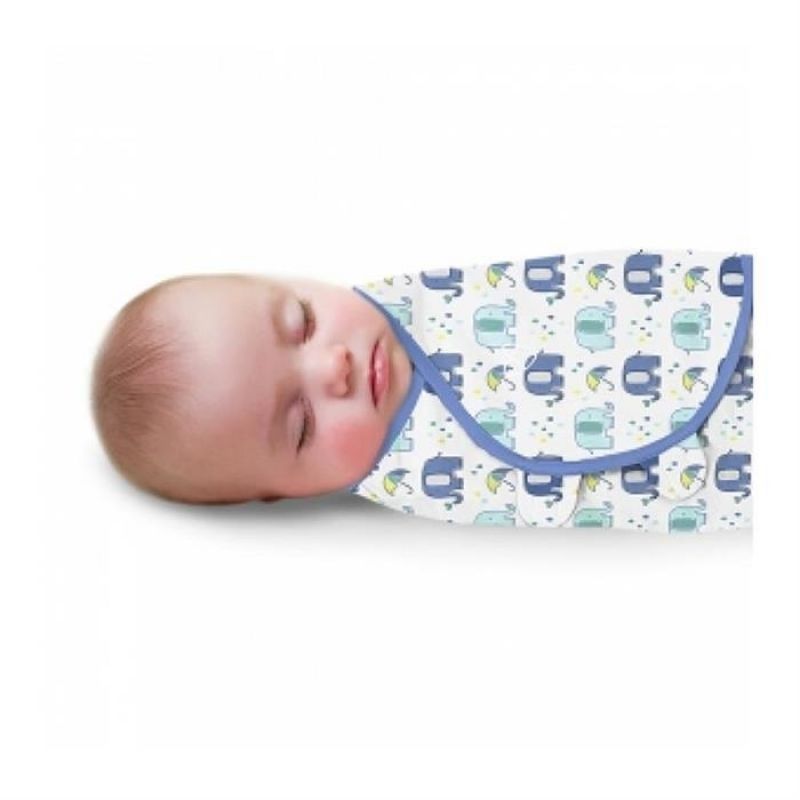 SwaddleMe Sistem de infasare pentru bebelusi Elephant Splash 03 luni