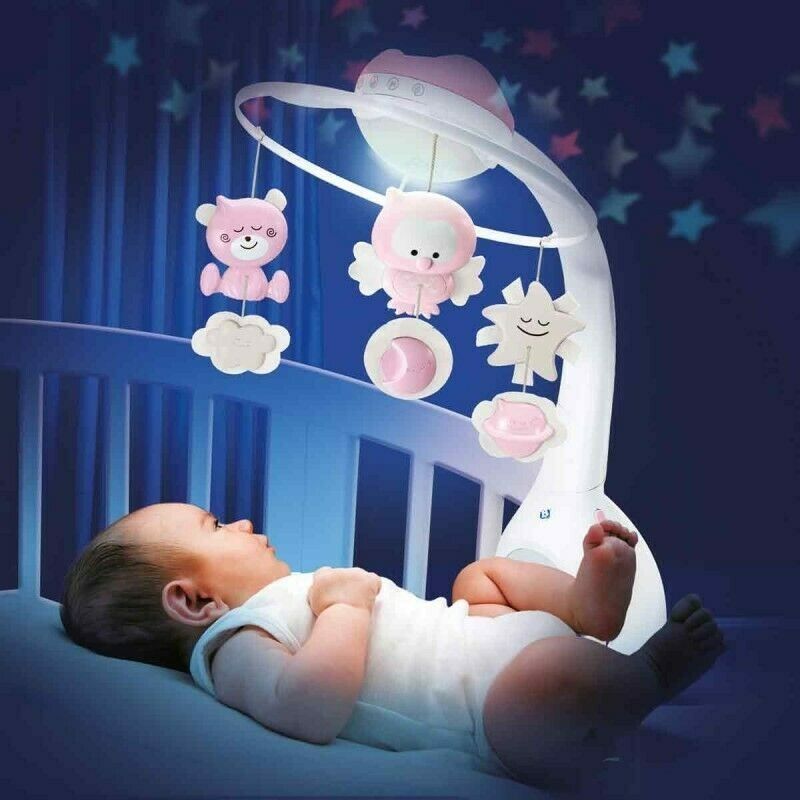 Carusel Muzical Cu Proiector Si Lampa De Veghe Infantino De La