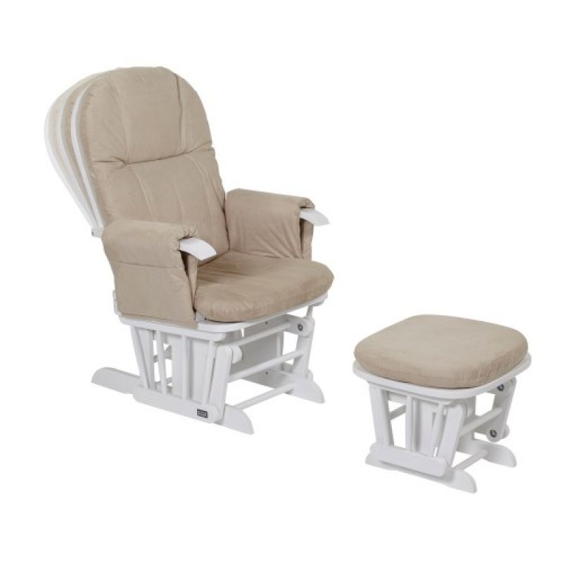 Fotoliu Alaptat Cu Suport Picioare Gc 35 White De La Tutti Bambini
