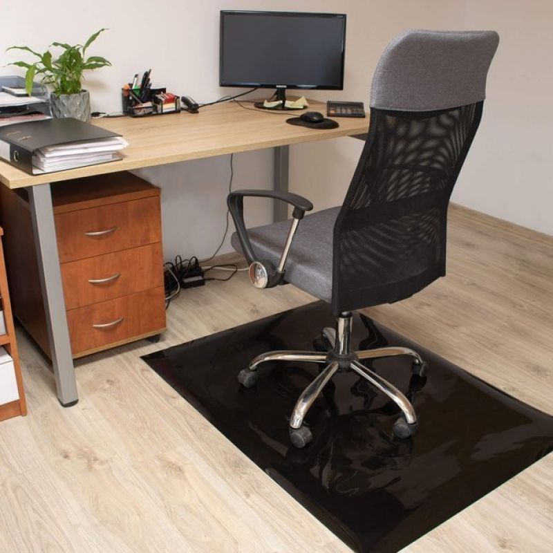 Guess aluminum Acquisition Protectie pardoseala/parchet 100/70 cm impotriva zgarieturilor de la scaun,  negru - eMAG.ro