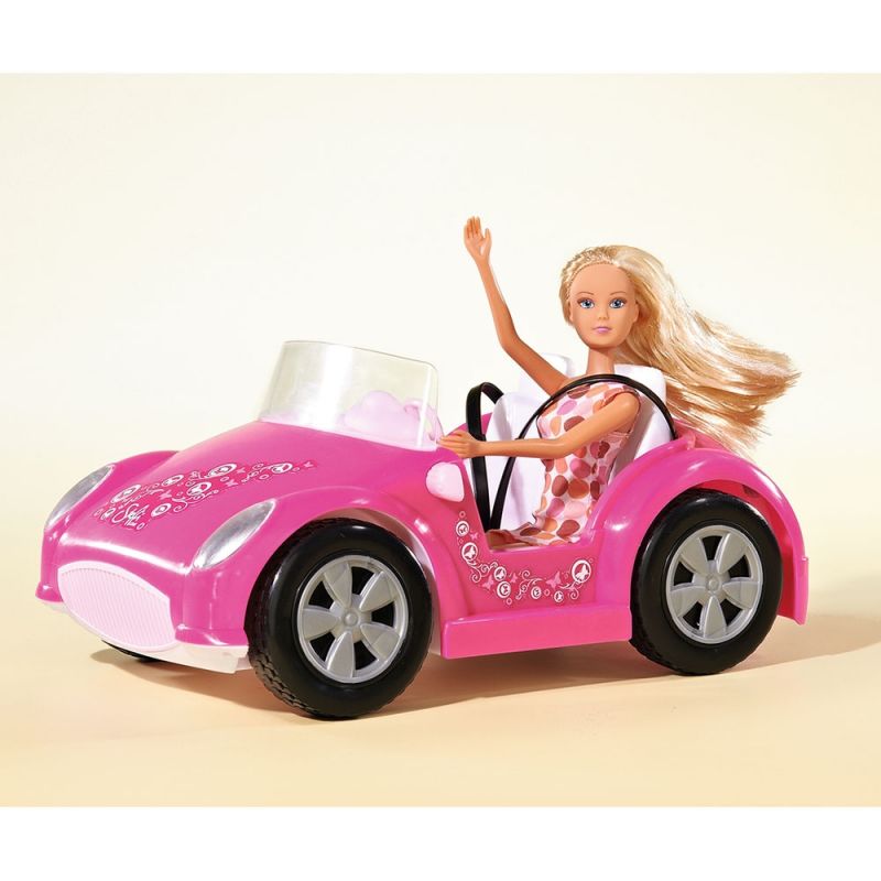 Masina Simba Steffi Love Beach Car cu papusa 29 cm Bebebliss.ro