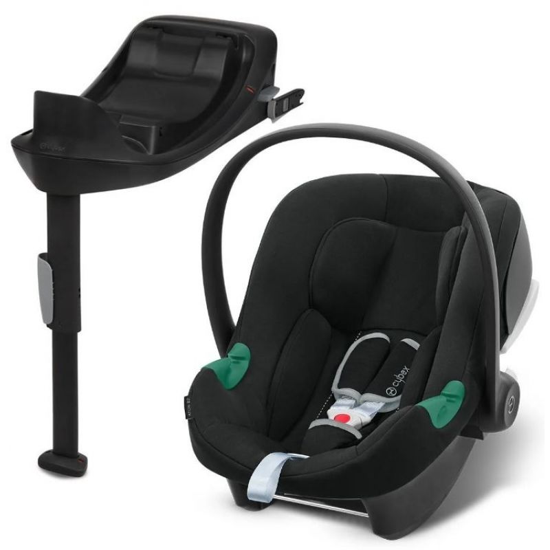 Scoica auto Cybex Aton B2 I Size Volcano Black include Baza isofix One ADAC Test Good 1 7 Bebebliss.ro
