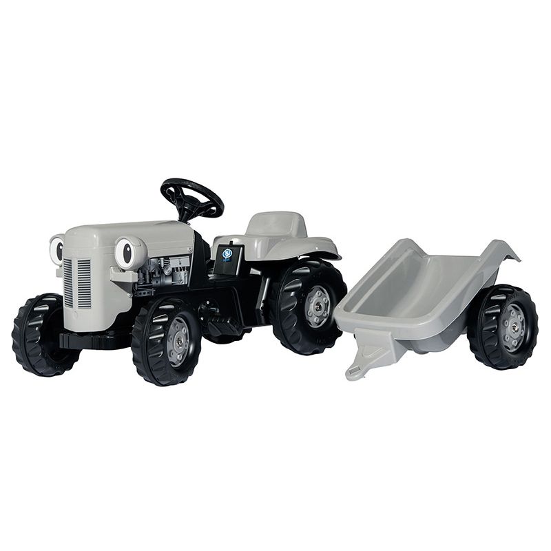 Tractor Copii Cu Remorca Little Grey Fergie De La Rolly Toys