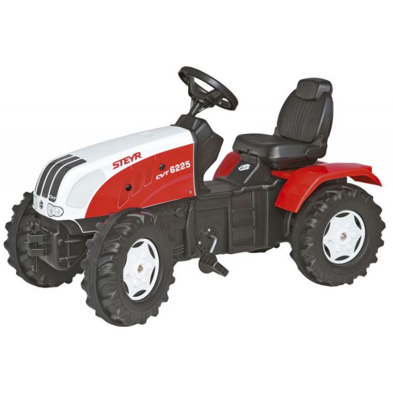 Tractor Cu Pedale Copii 035304 Alb Rosu De La Rolly Toys