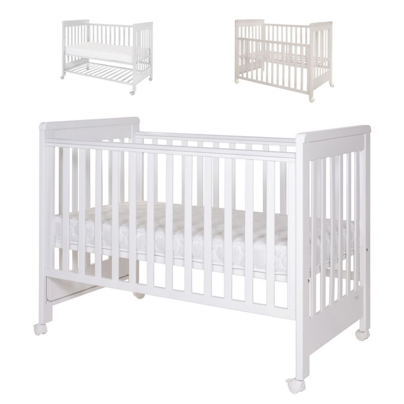 Patut Co Sleeping 120x60 Cu Laterala Culisanta Si Roti Dreamy Plus De La Treppy