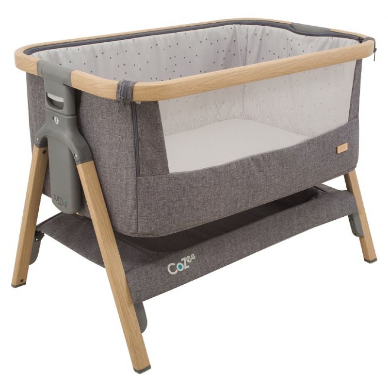 Patut 2 In 1 Co Sleeper Cozee Oak De La Tutti Bambini