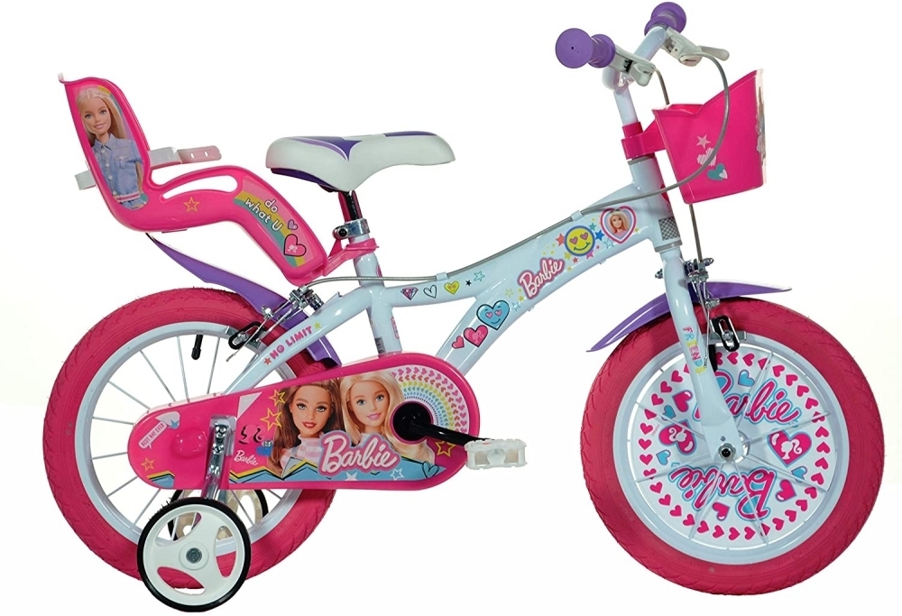 Bicicleta Barbie 14 inch Dino Bikes