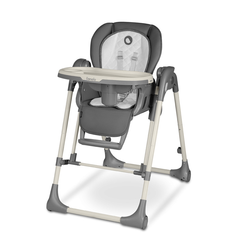 Scaun de masa 2 in 1 cu balansoar Lionelo Laurice Gri