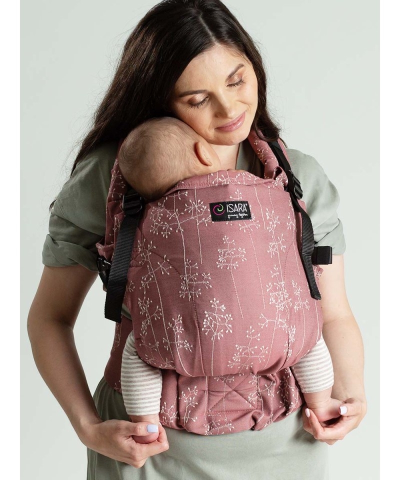 Marsupiu ergonomic bumbac organic si In Isara The One Meadow Grass