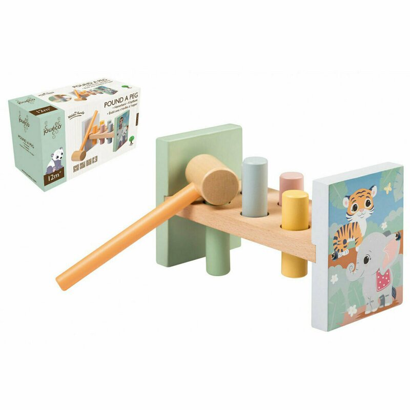 Banc de lucru cu ciocanel familia Wildies Joueco