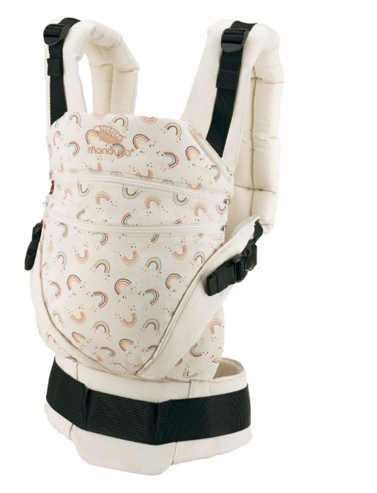 Marsupiu ergonomic Manduca XT Rainbow Day Bebebliss.ro