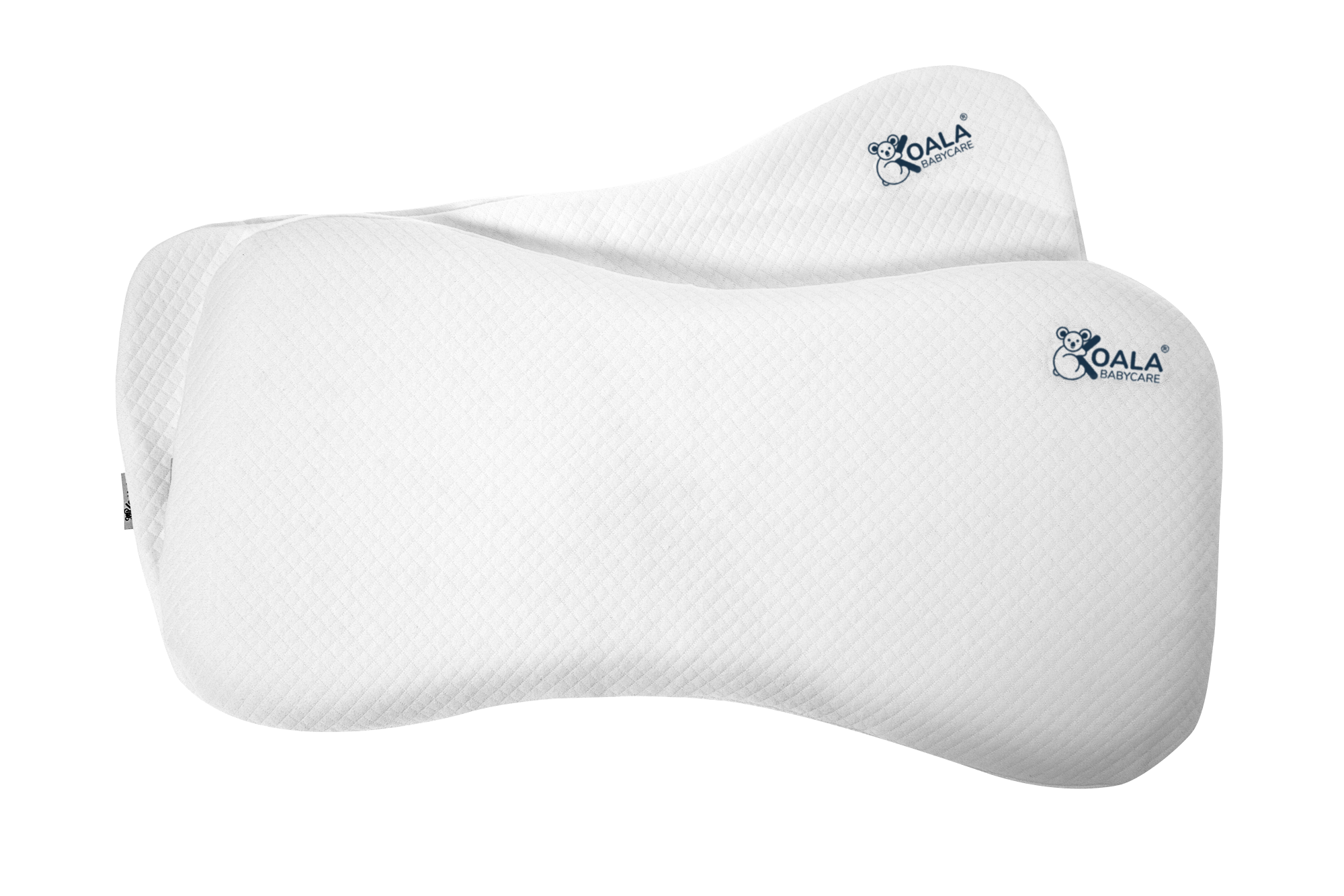 Perna bebelusi anti plagiocefalie 0-36 luni, forma ergonomica cu spuma memory, 2 huse detasabile, certificata in Germania, Koala Perfect Head Maxi White