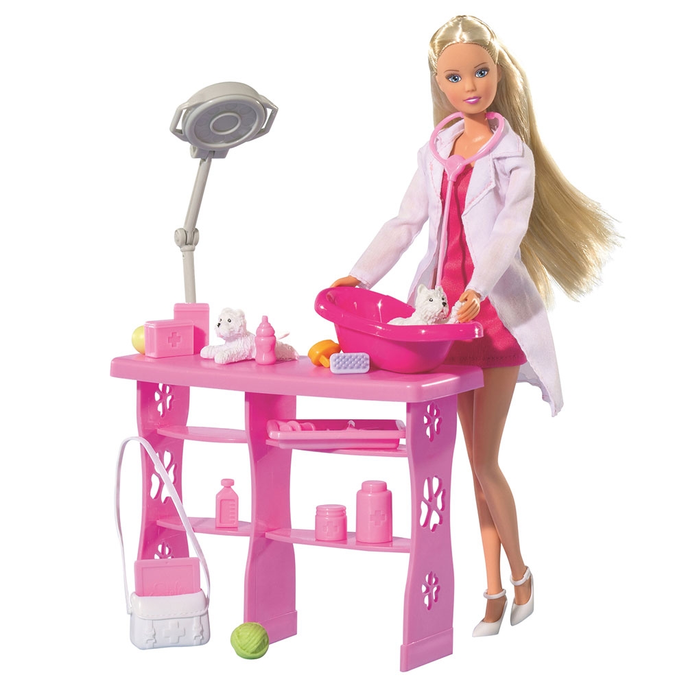 Papusa Simba Steffi Love Animal Doctor cu accesorii