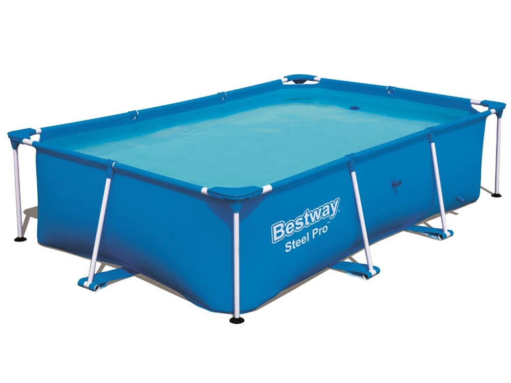 Piscina Dreptunghiulara Cu Cadru Metalic Bestway Steel Pro 259 X 170 X 61 Cm De La Bestway