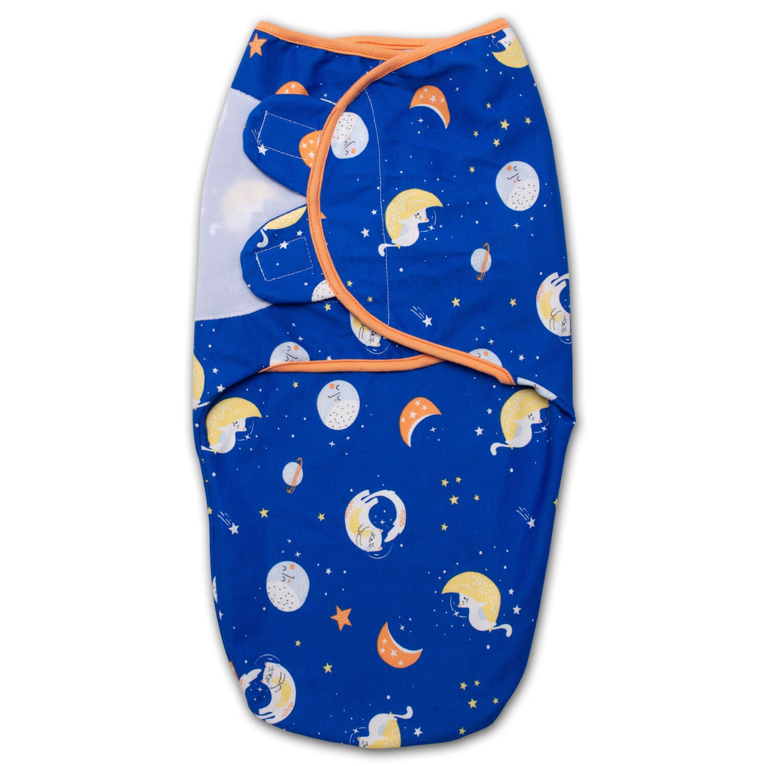 Sistem de infasat reglabil 0-3 luni Kidizi Space Cats, bumbac 100%
