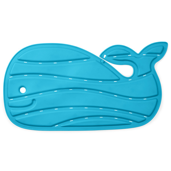 Skip Hop Moby Covoras de baie antiderapant in forma de balena Albastru