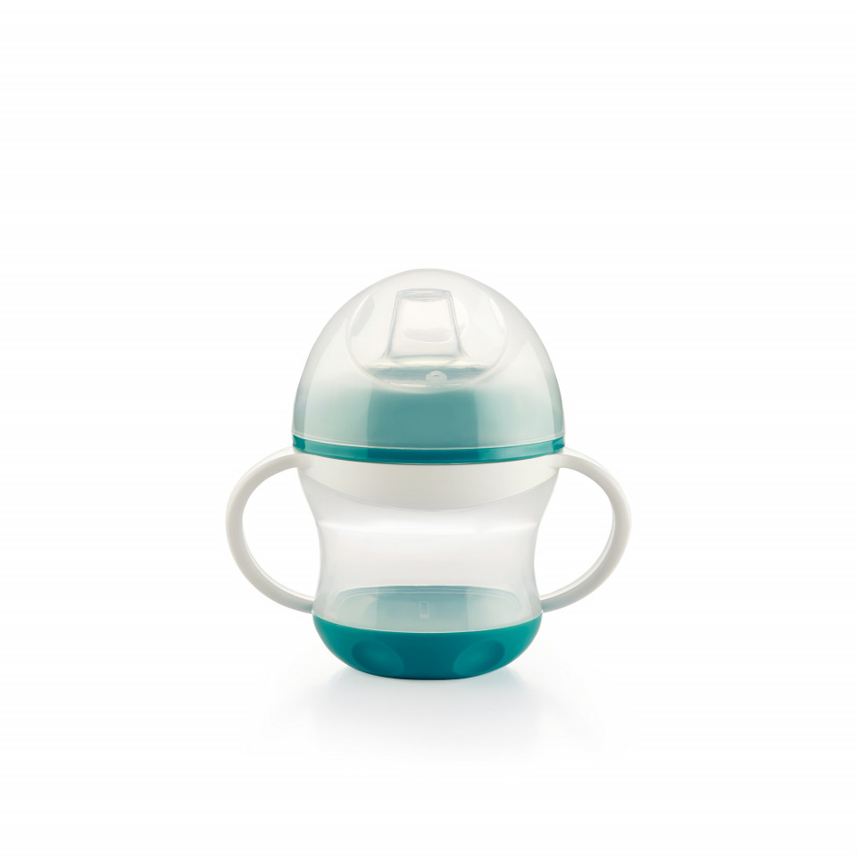 Cana anti-curgere cu capac si manere Smarald Thermobaby