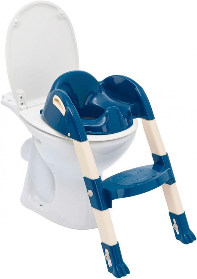 Reductor pentru toaleta cu scarita Kiddyloo Ocean blue Thermobaby