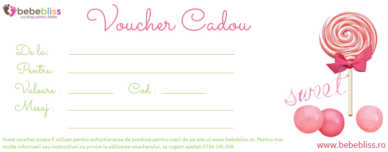 voucher Zi de nastere fetita